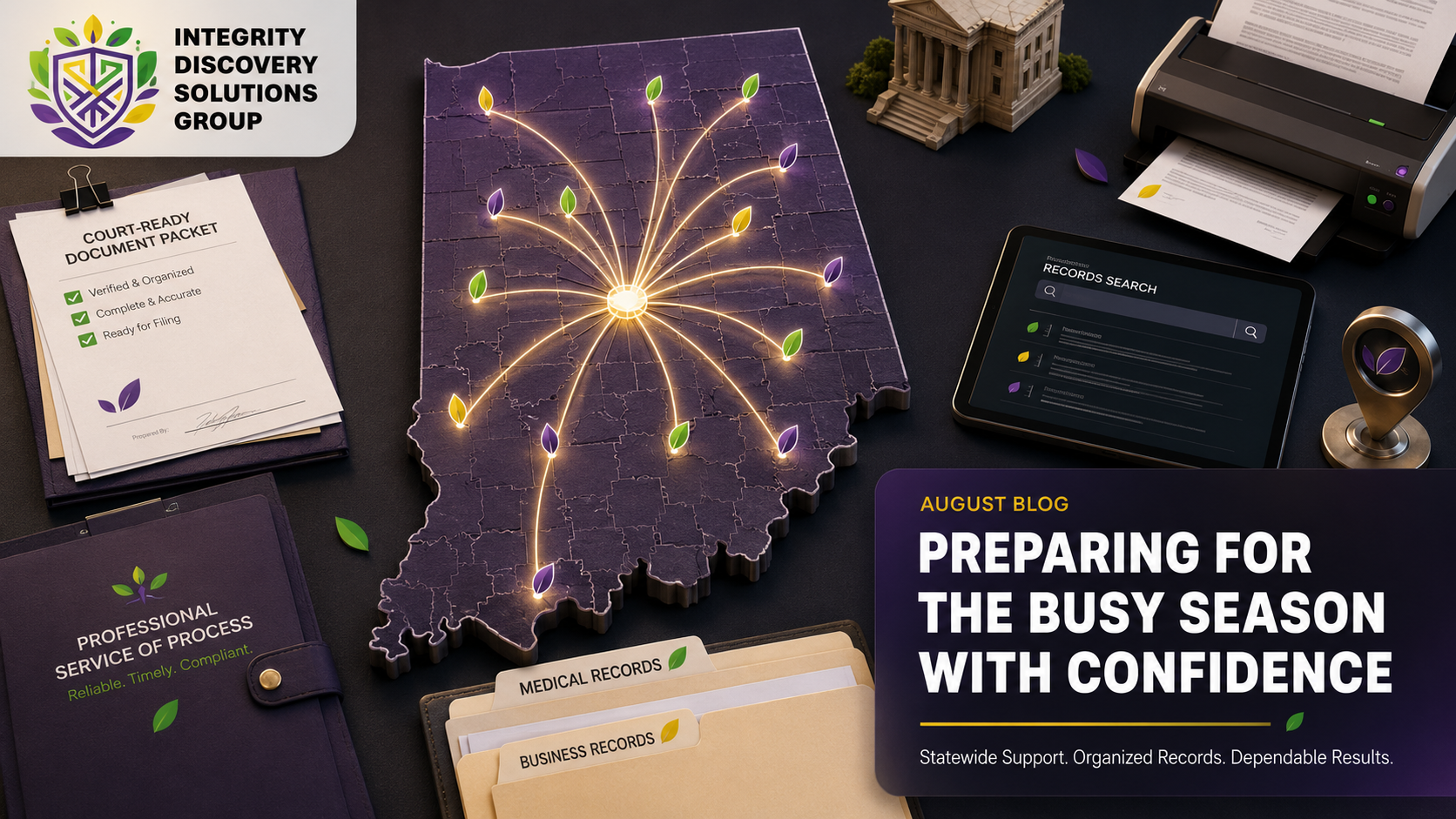 Planner and goals notebook — Preparing for the Busy Season with Confidence